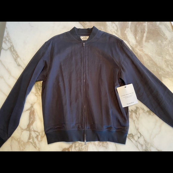 Hermès Lightweight Sheer Bomber Jacket - Size L